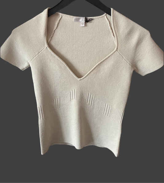 Top Écru GUESS (outlet neuf avec étiquette)