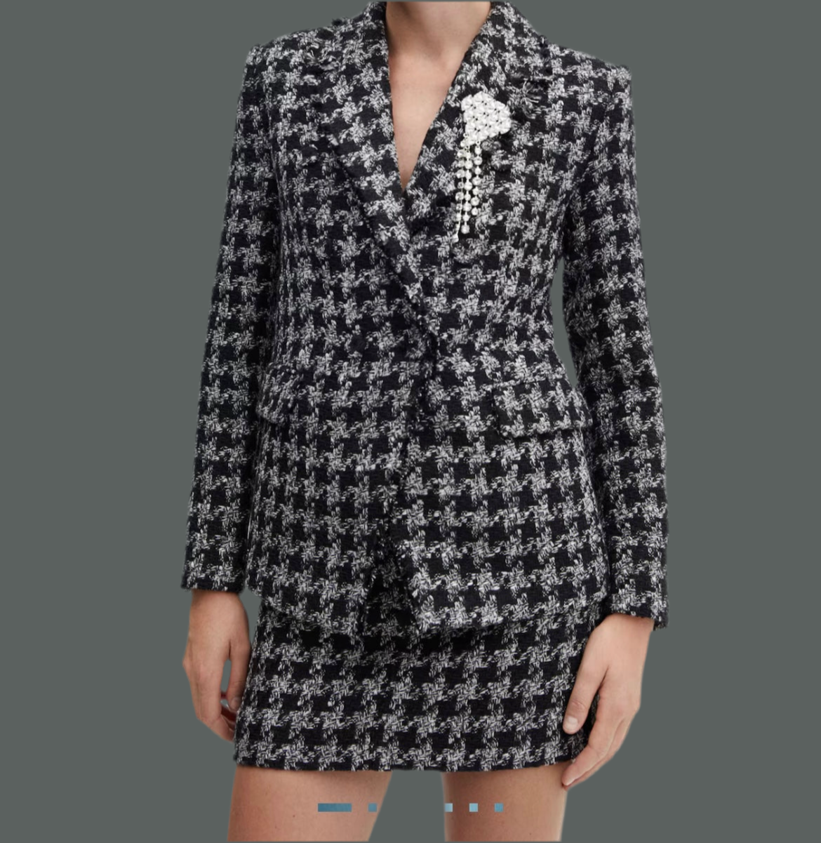 Mini jupe tailleur tweed MANGO (Neuf avec étiquette)