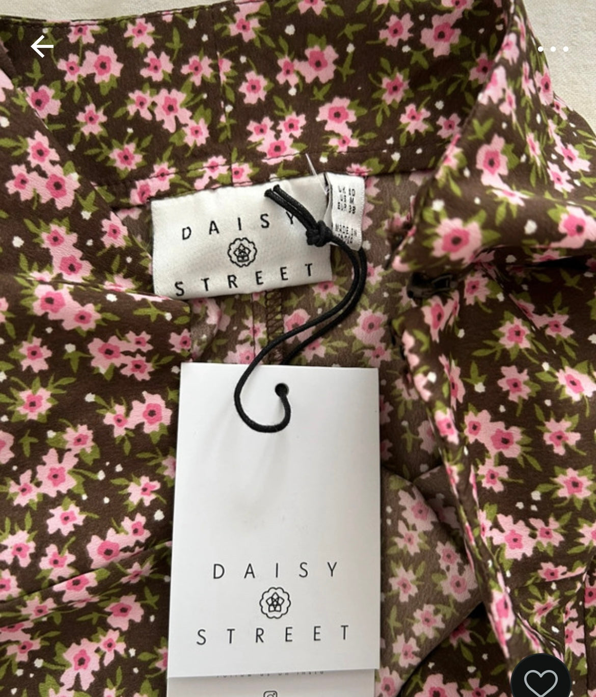 💐 Mini-jupe Daisy Street – Kaki & Rose