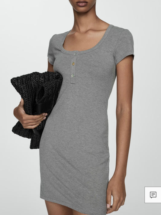 Robe cintrée maille MANGO Outlet (Neuf avec étiquette)